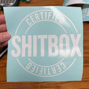 Certified Sh*tbox Car Decal